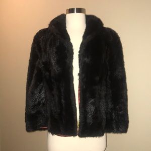 60s 70s Vintage Sears Fashions Fur Cape
